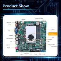Mini ITX Intel Haswell Generasi ke-4 & ke-5 CPU Onboard I3-5005U I5-5300U 4300U 4500U 4005U DDR3 6COM RS232 Dual Gigabit LAN Motherboard