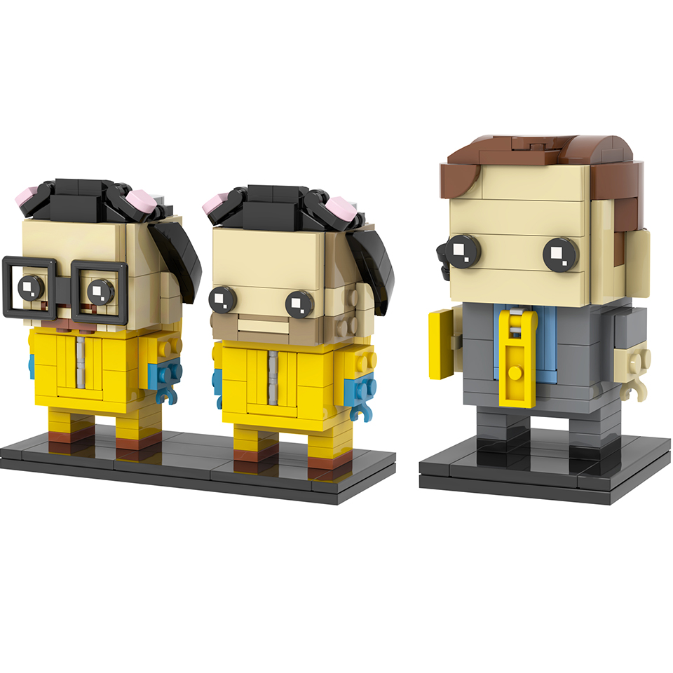 MOC7141-7142 Breaking Bad Crime TV Series Walter Hartwell