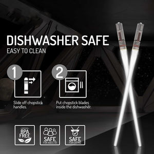 Palillos de plástico al por mayor con luz LED, tipo sable de luz inteligente, ecológicos para fiestas - Product Image 3