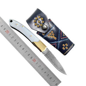 High Quality Folding <strong>Knives</strong> Factory Sale Customized Sharp Blade Damascus Steel Hiking <strong>Knives</strong> - Product Image 1