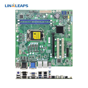 เมนบอร์ดอุตสาหกรรม Linkleaps H110 ATX รองรับ LGA1151 สำหรับซีพียู Intel Core I9 I7 I5 I3 รุ่นที่ 6 และ 9  พร้อมพอร์ต LAN แบบ Dual GbE, พอร์ต COM 6 ช่อง, และช่องเสียบ PCIe 2 ช่อง ยี่ห้อ Linkleaps Indus - Product Image 4