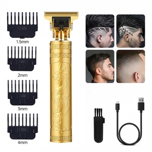Tondeuse à cheveux électrique <span class=keywords><strong>rechargeable</strong></span> pour hommes, modèle économique en plastique, lame en acier inoxydable, vente en gros - Product Image 1