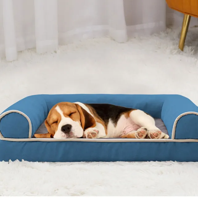 Cama de lona de lujo Para Mascotas, grande, calmante, cama Para Perros Indestructible, a prueba de masticar, Extra, Para Perros