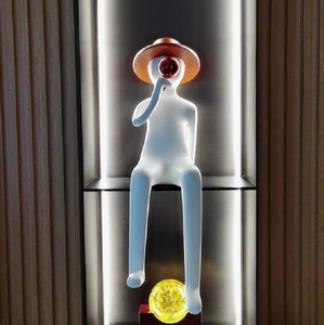 Sculpture Moderne Personnalisée en Résine : Statue <span class=keywords><strong>de</strong></span> Dinosaure Réaliste Peinte à la Main avec Socle – Décoration d'Entrée et Ornement - Product Image 5