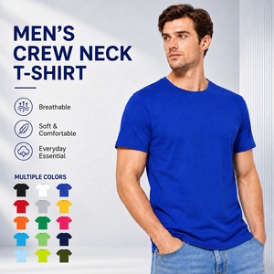 Camiseta de Manga Corta para Hombre, Tejido de Seda de Hielo, Logotipo Personalizado al por Mayor, Transpirable, de Secado Rápido, Cuello Redondo, Suave, para Verano - Product Image 1
