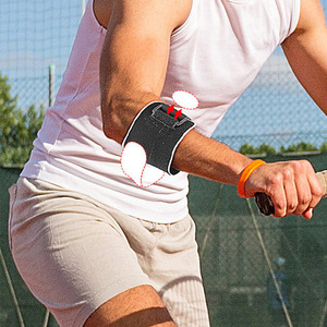 Al por mayor: Soporte estabilizador de antebrazo y codo para tenis y golfistas, banda de brazo para alivio del dolor, protector de codo con correa, Coderas - Product Image 6