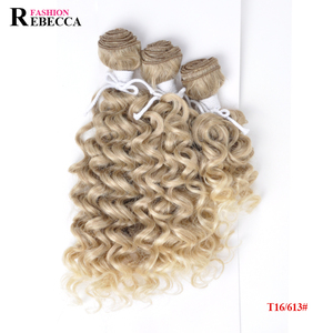 Rebecca Fashion-mechones de pelo sintético de alta calidad, extensiones de pelo sintético populares, oferta - Product Image 5