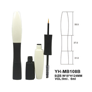 Tubo de Rímel Blanco de Doble Extremo, Envase Vacío de Doble Cara para Rímel, Contenedor de Rímel para Empaque de Cosméticos - Product Image 5