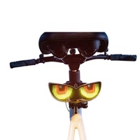 Feu arrière de vélo intelligent YD à LED, détection automatique de freinage, rechargeable par USB, étanche, mémoire de motifs, sécurité cycliste
