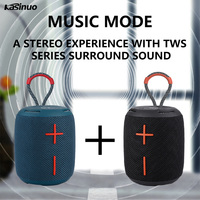 Kasinuo S350 5W Mini haut-parleur portable BT, batterie 1200mAh, BT5.0, 360 °   Accouplement TWS Son Surround pour une utilisation quotidienne en camping en plein air