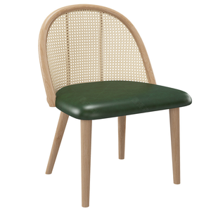 Ensemble de table et de chaises de salle à manger de style thaïlandais moderne en bois massif, conçu pour les cafés, les restaurants, les hôtels, les cantines - Product Image 5