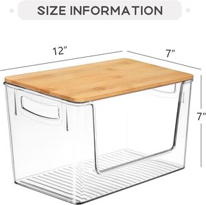 Cucina sotto il lavandino Extra Large rivestimento fine sacchetti della spazzatura dispenser acrilico sacchetto della spazzatura supporto per il fondo della lattina - Product Image 3