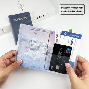 Protector de Pasaporte de PVC Listo para Enviar, Bolsillo Multifuncional para Viajes - Product Image 6