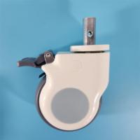 Roues à tige ronde de 125mm roulettes médicales pour meubles hospitaliers