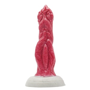 N5034 Beast <b>Dildo</b> G-Spot Friction Vaginal Massager Anal Plug Monster Muscle Line Penis Soft Silicone <b>Dildo</b> Sex Toys Wholesale - Product Image 2