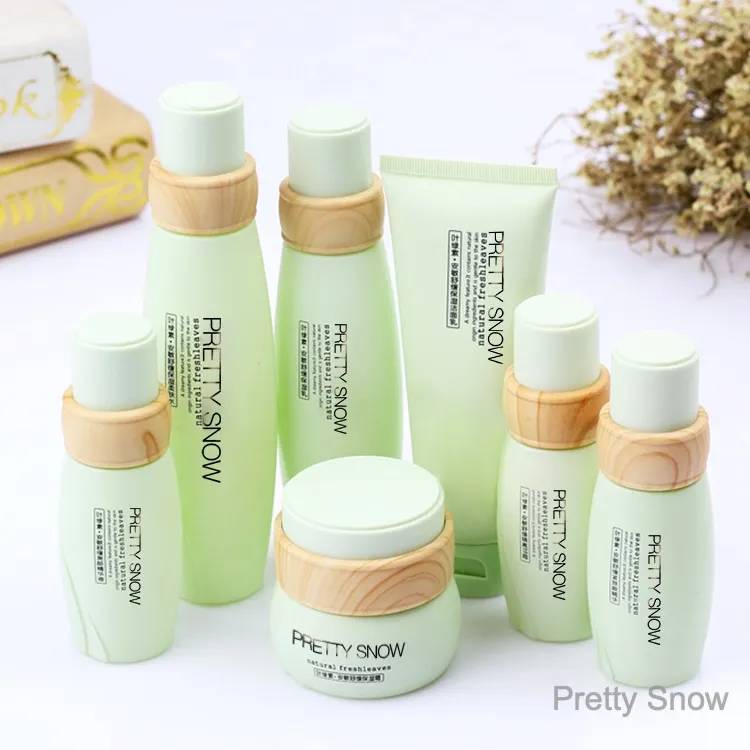 Private Label Hanf Bio-Toner Vitamin Serum Anti-Akne CBD Gesichts creme Gesichts wäsche natürliche Hautpflege Produkt Set
