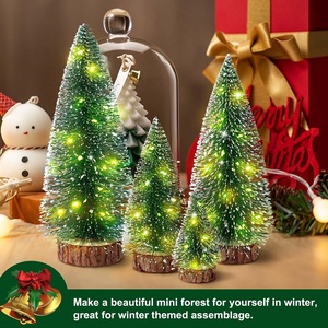 Mini sapins de Noël artificiels avec lumières pour la décoration de Noël à la maison Arbol De Navidad Luz Arvore Natal Arbre <span class=keywords><strong>Noel</strong></span> Luces Led - Product Image 2