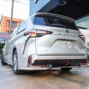 Ensamblaje de Parachoques Delantero y Trasero con Parrilla Plateada y Negra para <span class=keywords><strong>Sienna</strong></span> 2021 <span class=keywords><strong>2022</strong></span> 2023 2024, Kit de Carrocería Modificada, Accesorios Exteriores para Automóvil - Product Image 6