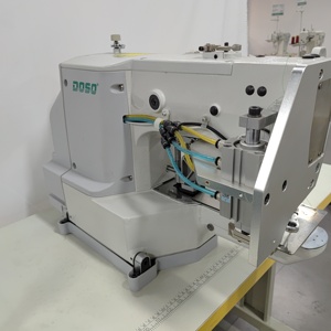 Machine à coudre industrielle informatisée à point noué, à plat, à aiguille simple, en métal, avec coupe-fil automatique, modèle DS-430D-CF - Product Image 4