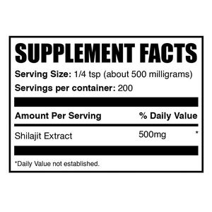 Bubuk Shilajit untuk ekstrak asam Fulvic murni 10% 20% 40% 75% suplemen alami murni minuman energi organik terbaik - Product Image 2