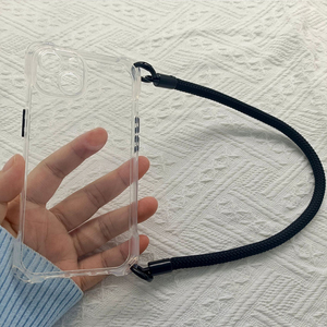 Para <span class=keywords><strong>iPhone</strong></span> 15 Plus 14 16 Pro Max 12 <span class=keywords><strong>13</strong></span> Mini 11 Clear Colorful TPU <span class=keywords><strong>Funda</strong></span> a prueba de golpes con cordón corto Correa para <span class=keywords><strong>colgar</strong></span> <span class=keywords><strong>Funda</strong></span> para teléfono - Product Image 6