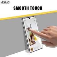 Protecteur d'écran en verre trempé incurvé HD UV en gros pour Samsung S21 S22 S23 Ultra S24 Plus Film de verre UV à colle complète
