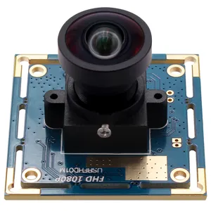 ELP 2MP 125度低失真广泛角度usb摄像机1080P OV2710工业自动化ELP-USBFHD01M-H120