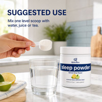 Complément alimentaire pour le sommeil Qbioflex OEM/ODM à la mélatonine, poudre puissante pour le sommeil, saveur citron-lime, aide à la récupération du sommeil