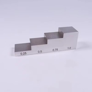 Bloc d'étalonnage en aluminium 6063 TMTECK à 4 niveaux (0,25 "-0,5 "-0,75 "-1") conforme à la norme ASTM E797 pour - Product Image 2