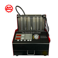 Machine de nettoyage ultrasonique professionnelle pour injecteurs de carburant de voitures et motos à 6 cylindres, testeur d'injecteurs de carburant pour voitures à essence