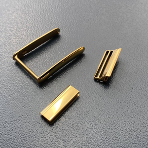 ชุดตัวต่อสาย5.0 smarwhoop แบบคู่, สายนาฬิกาหรูสีทองขัดเงาสีเงินสายนาฬิกาหรู - Product Image 3