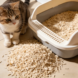 <span class=keywords><strong>Arena</strong></span> para Gatos de Papel Biodegradable y Ecológica, Apta para Inodoro, Suministro de Fábrica - Product Image 1