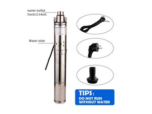 נמוך לחץ נירוסטה רבה שלבים dc צוללת שמש מופעל קידוח עמוק ובכן - Product Image 3