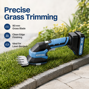 Tondeuse à gazon et <span class=keywords><strong>taille</strong></span>-haie électrique sans fil 20V, tondeuse à arbustes au lithium-ion pour jardin - Product Image 4