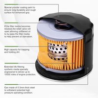 Filtre à carburant FF5052 3931063 pour moteurs diesel 4BT 6BT 6CT avec précision de 40 m et joint en nitrile