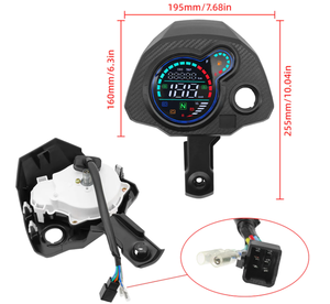 डिजिटल मीटर मोटरसाइकिल माइलेज डिजिटल स्पीडोमीटर नीत मीटर ओडोमीटर वोल्टेज तेल स्तर नवी 110 के लिए गेज - Product Image 4