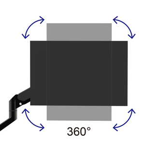 Ricarica fornitura professionale molla a Gas girevole a 180 gradi supporto da tavolo per Monitor regolabile in altezza altri accessori per <span class=keywords><strong>Computer</strong></span> - Product Image 4