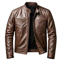 Blouson en cuir PU noir coupe slim coupe motard classique de haute qualité 3XL pour homme – Nouvelle collection – Coupe-vent – Chaqueta de cuero
