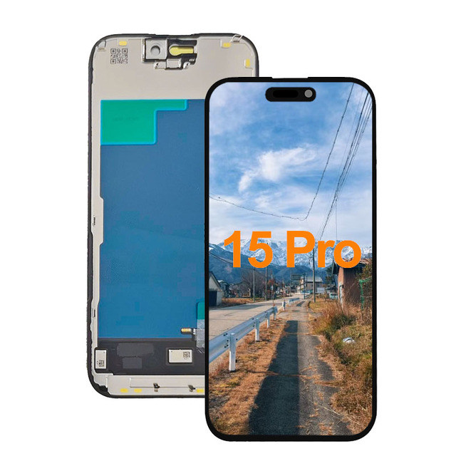 Direct Factory Incell LCD Screen Assembly for 15 Pro Mobile Phone Display Replacement with 100% Testing Before Shipment