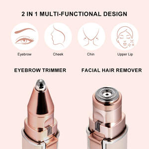 2 in 1 strumento portatile <span class=keywords><strong>per</strong></span> <span class=keywords><strong>donne</strong></span> rasoio indolore <span class=keywords><strong>per</strong></span> il viso a forma di rossetto epilatore <span class=keywords><strong>per</strong></span> sopracciglia Mini - Product Image 4