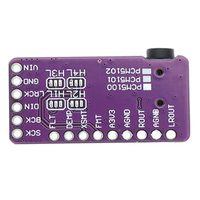 Placa Decodificadora DAC I2S PCM5102A, Módulo Convertidor de Audio Digital, Salida de Audio Estéreo de 32 Bits y 384 kHz