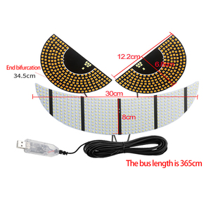 Luz de decoración Ojo <span class=keywords><strong>del</strong></span> <span class=keywords><strong>diablo</strong></span> para ventana trasera de coche Enchufe USB Play and Play Triángulo/Luz de ambiente de forma semicircular - Product Image 2