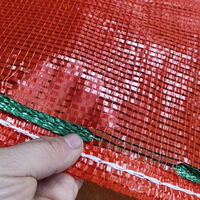 Sac en filet tissé rouge en polypropylène (PP) de 20 kg, 30 kg, 50 kg, 62*95 cm, en matériau PP de qualité supérieure, pour oignons, pour l'Éthiopie et le Sénégal