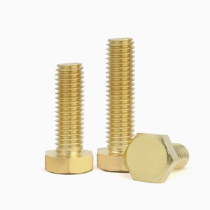 Nhà Máy Cung Cấp Trực Tiếp Din931Din933 Đồng Brass <span class=keywords><strong>Hex</strong></span> Hexagon Đầu <span class=keywords><strong>Bolt</strong></span> M4 M5 <span class=keywords><strong>M6</strong></span> M8 M10 M12 - Product Image 3