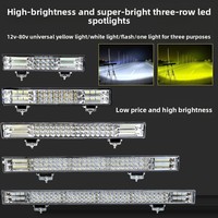 Luces LED para Auto, 12V/24V, Tiras de Luces para Parrilla, Modificación de Camionetas, Luces Intermitentes Ultra Brillantes de Alta Intensidad, Luces Todoterreno