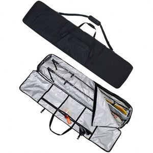 Bolsa de viaje Winterial para esquís dobles con ruedas, compartimentos de almacenamiento y doble acolchado reforzado, perfecta para - Product Image 1