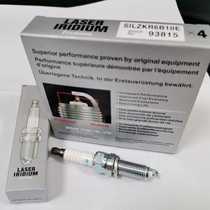 Paquete de 4 sistemas de encendido de motor de coche láser iridio platino <span class=keywords><strong>Bujia</strong></span> Silzkr6B10E 93815 bujía de coche - Product Image 4