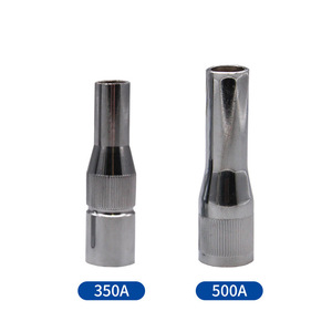 Buse de soudage MIG personnalisée 350A 500A avec capuchon de protection fileté et embout allongé pour le soudage - Product Image 1