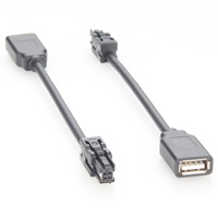 Câble USB 2.0 femelle vers HSC automobile, câble d'extension HSC vers USB pour applications automobiles