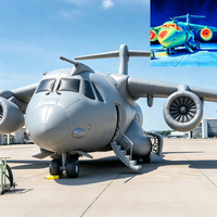 Grande Réplique Gonflable d'Avion de Transport KC390 à l'échelle 1:1, Modèle de Cargo Plane Simulé pour la Publicité, la Formation et les Salons Professionnels